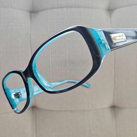 Kate Spade Women Eyeglasses PAXTON Frames Blue Tortoise Square Glasses Only - Picture 3 of 15